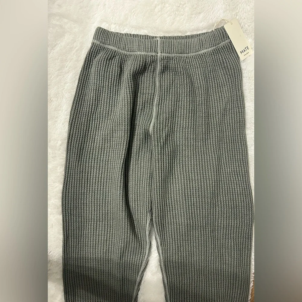 Mate The Label Organic Cotton Waffle Relaxed Jogger - Picture 10 of 17